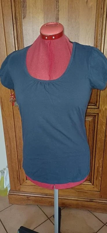 T shirt bleu marine marque Kwoman taille 46